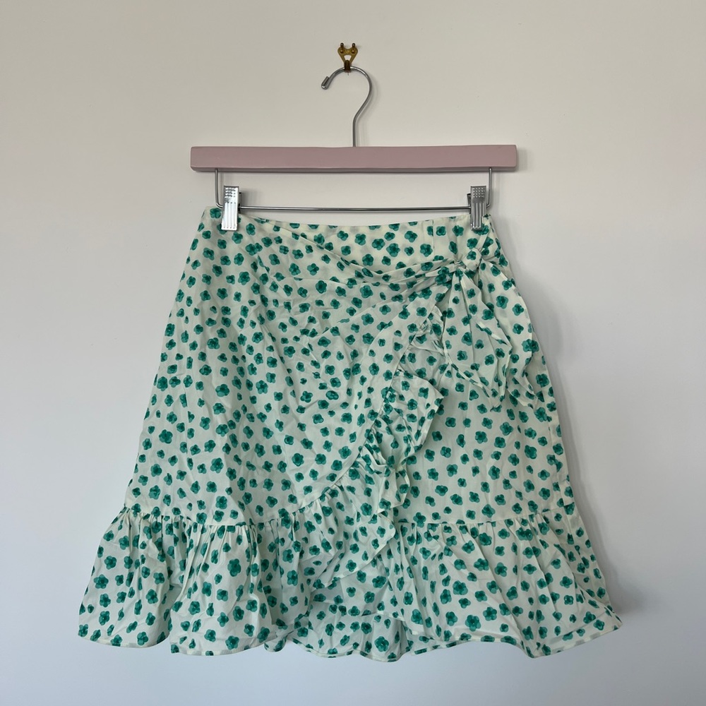 Rebecca Taylor Wrap Ruffle Skirt